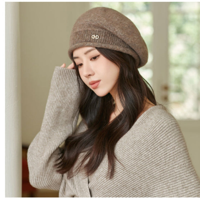 Women’s Wool Knitted Winter Hat — All-Match Knit Beanie FitiqueFit