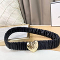 Chanel Calfskin CC Heart Coco In Love Women Belt 'Black' Banlieue91