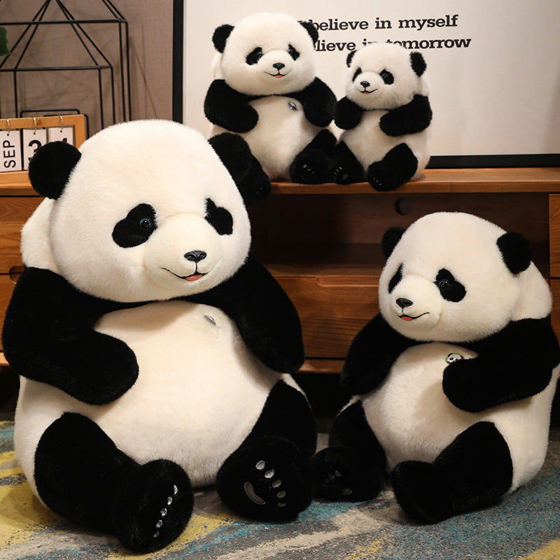 Cute New Plush Toy In The Shape Of A Lifelike Panda Baby Joy
