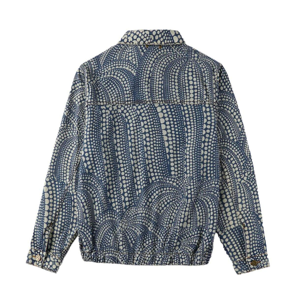 Louis Vuitton LV x YK All Over Pumpkin Denim Blouson Jacket Banlieue91
