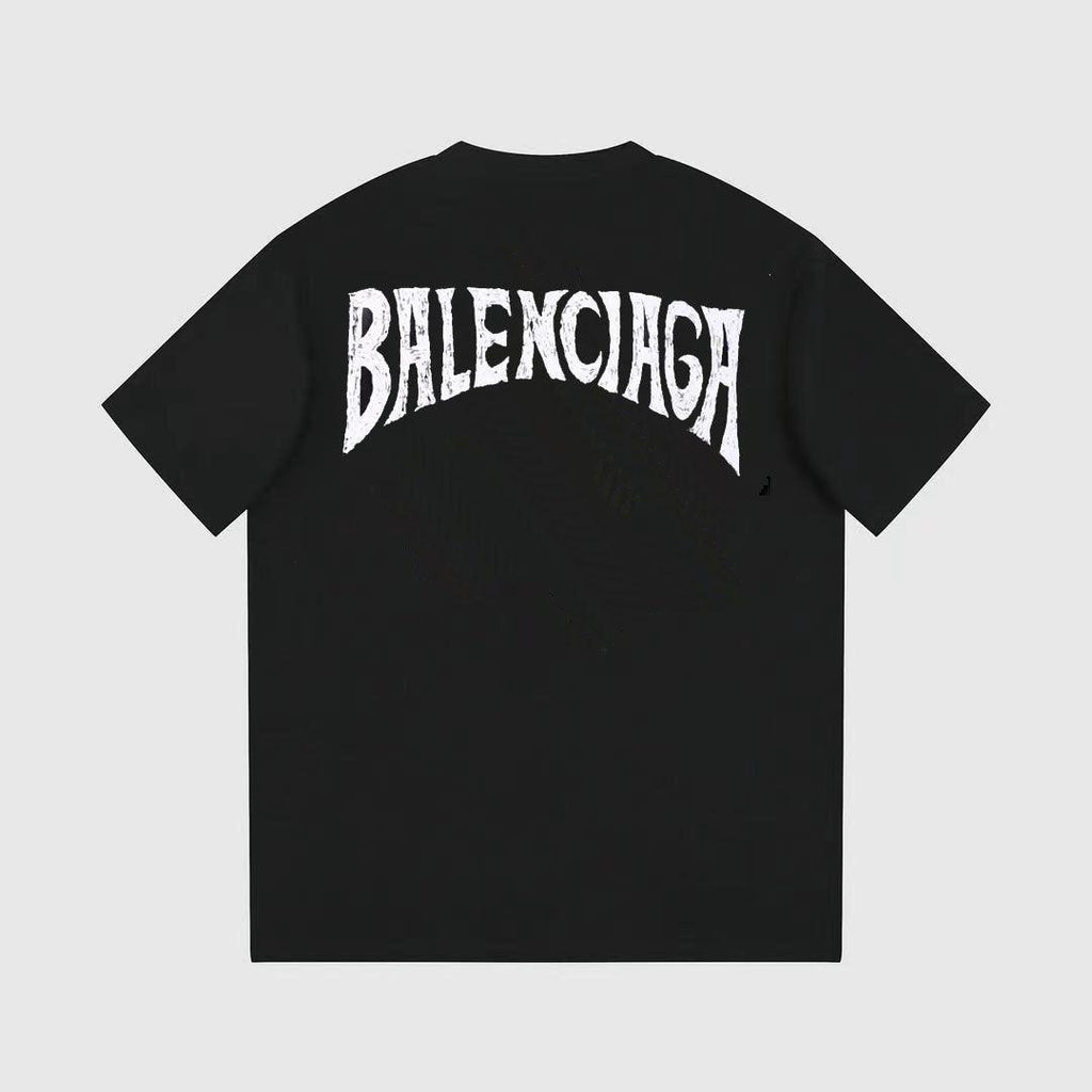Balenciaga Black T-Shirt Without Collar Banlieue91