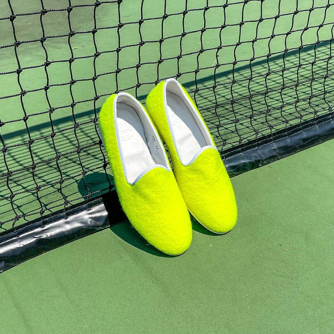 Women's Tennis Ball Felt Slipper Del Toro Shoes