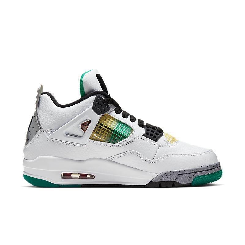 Air Jordan 4 Retro 'Lucid Green Rasta' Banlieue91