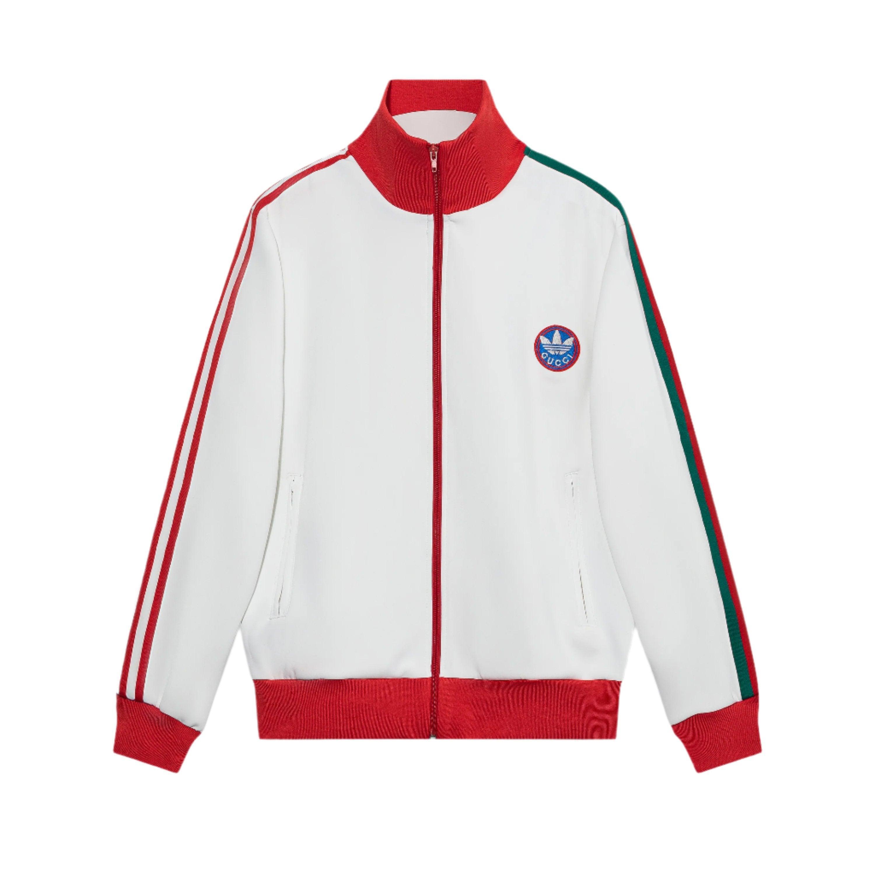Gucci x adidas Cotton Jersey Jacket White Banlieue91