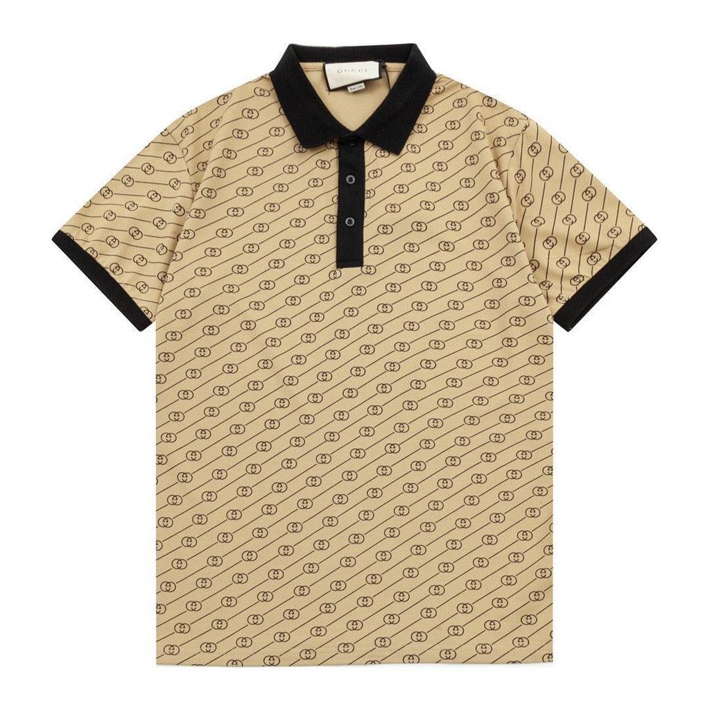 Gucci Beige T-shirt with a collar Banlieue91