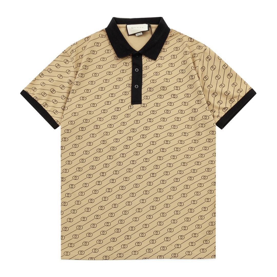 Gucci Beige T-shirt with a collar Banlieue91