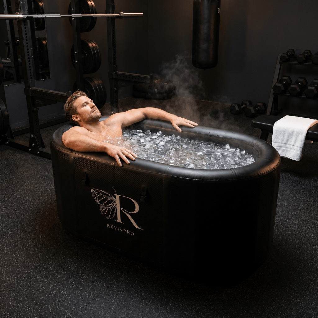 Extra Large Ice Bath Tub X Pro - Water Chiller Compatible Cold Plunge for Athletes RevivPro