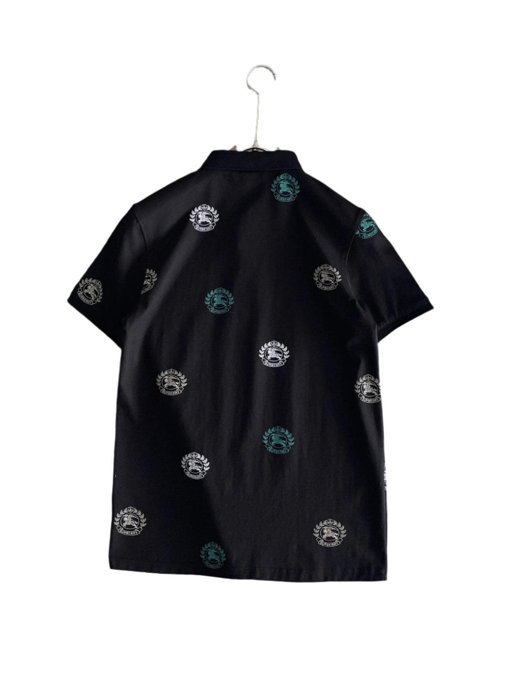 Burberry Black T-Shirt With Collar Banlieue91
