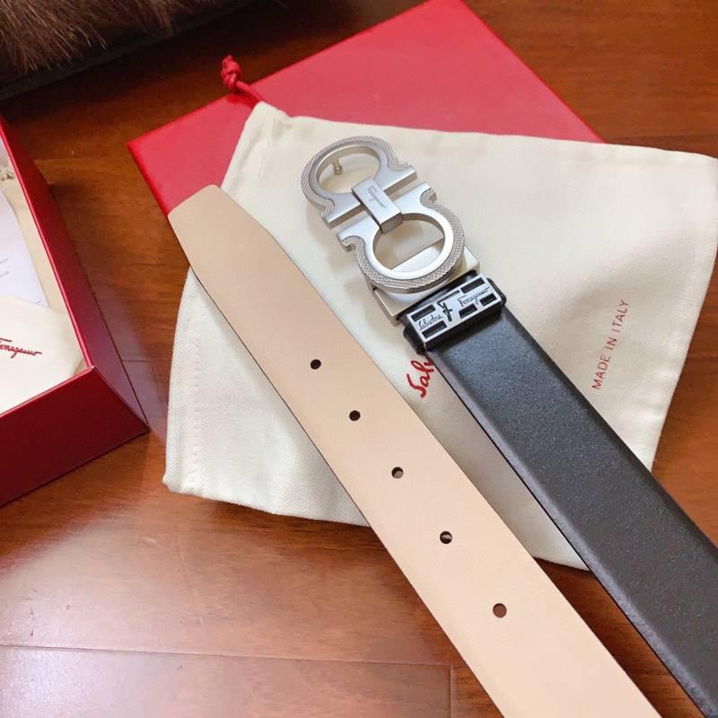Salvatore Ferragamo Gancini Men's Belt 'Black' Banlieue91