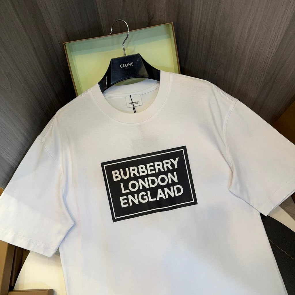 Burberry White T-Shirt Without Collar Banlieue91