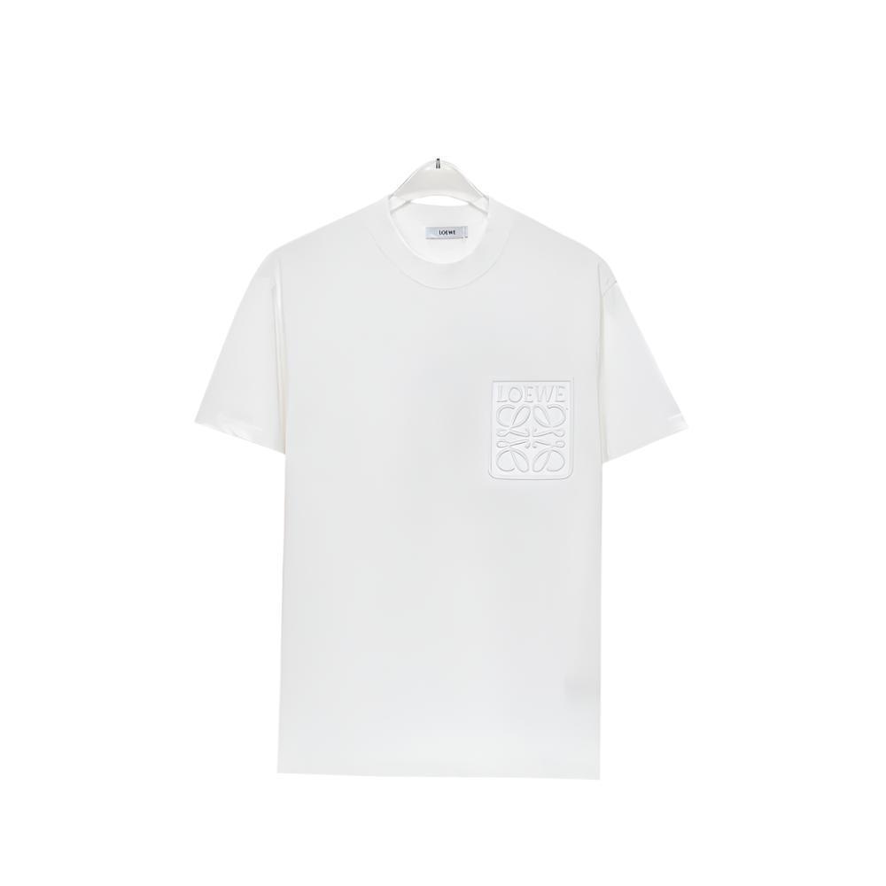 Loewe T-Shirt Without Collar 'White' Banlieue91