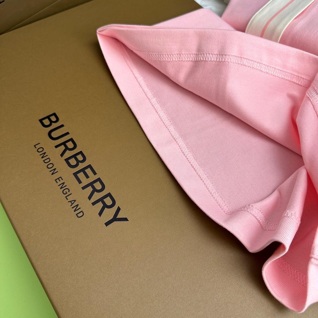 Burberry Pink T-Shirt Without Collar Banlieue91