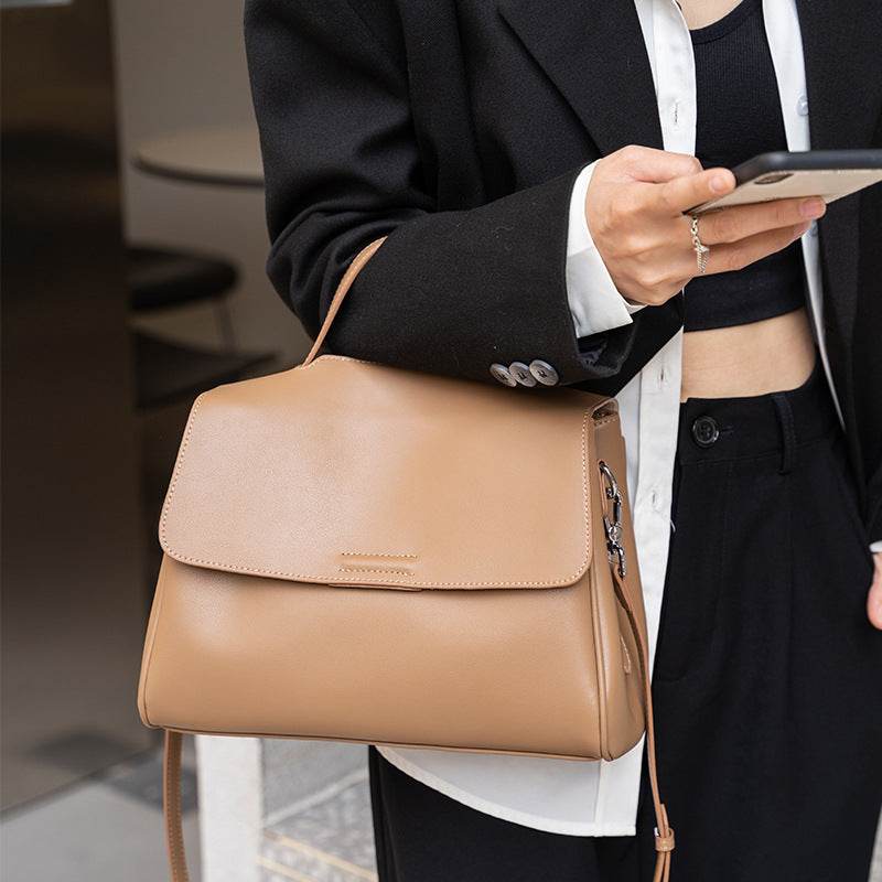 Women Handbag Genuine Leather High Capacity Crossbody Shoulder Bags