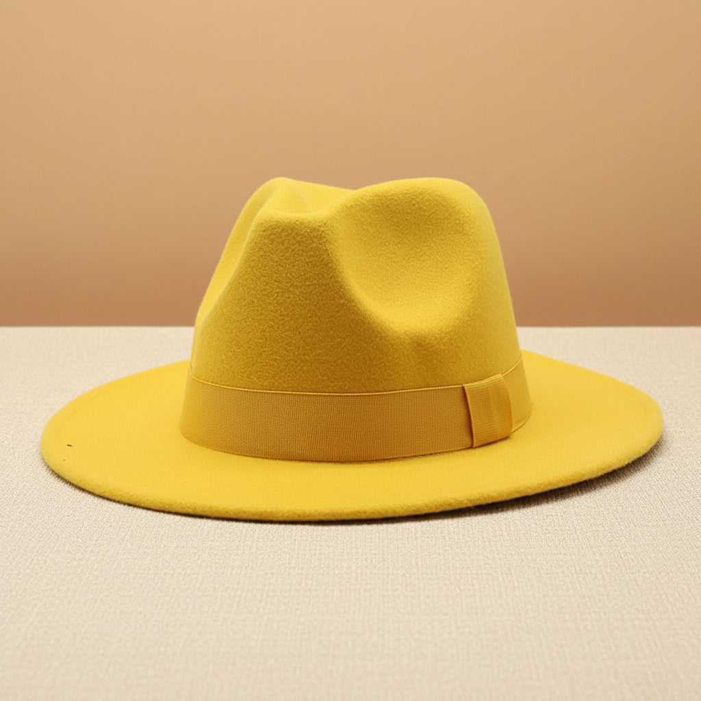 Wide Brim Bell Crown Wool Hat – Unisex Sun & Warmth Hat FitiqueFit