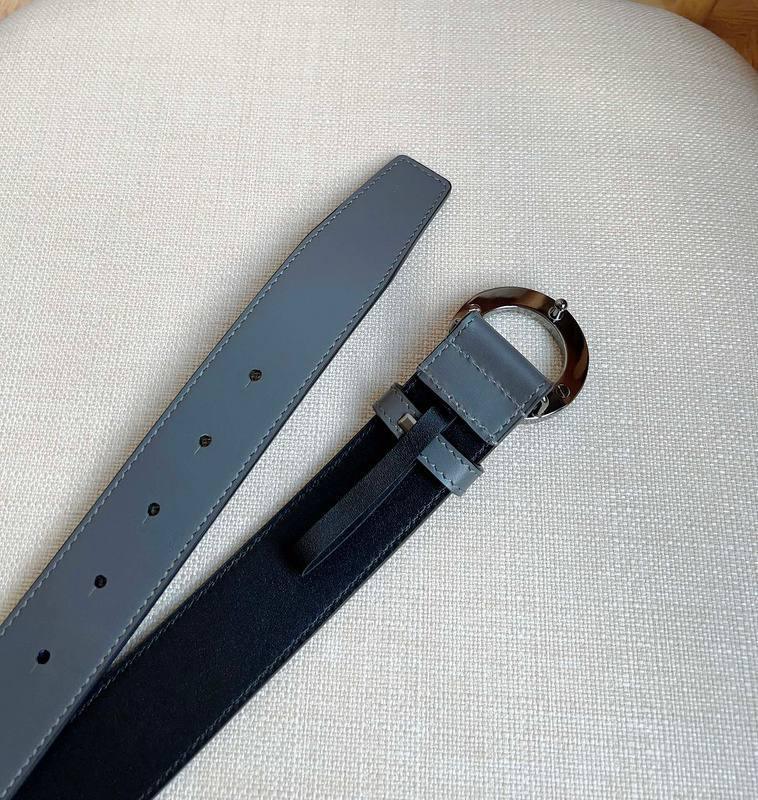 Burberry Leather Vintage Belt 'Grey' Banlieue91