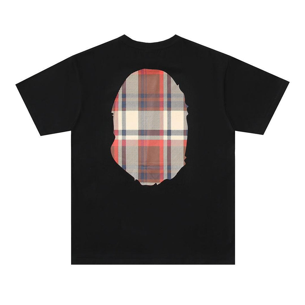 Bathing Ape Black T-Shirt without Collar Banlieue91