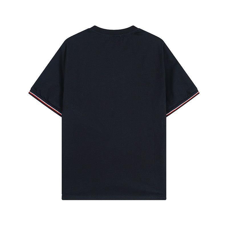 Thom Browne T-Shirt Without Collar 'Blue' Banlieue91
