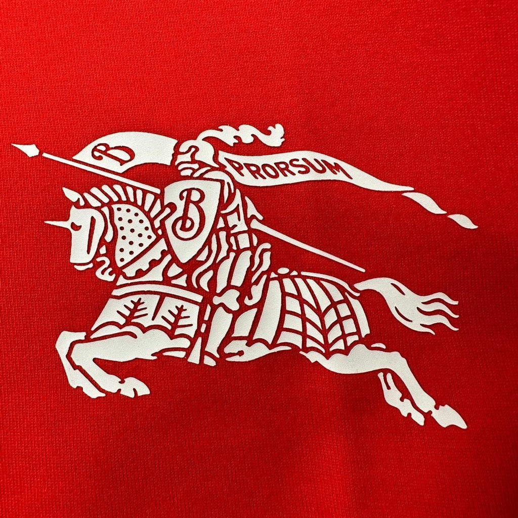 Burberry Red T-Shirt Without Collar Banlieue91
