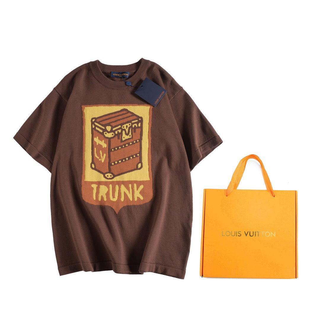 Louis Vuitton T-Shirt Without Collar 'Brown' Banlieue91