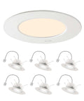 6 Pack - Brilli 5/6 inch LED Recessed Retrofit Downlight, Dimmable, Color Tunable LampsUSA