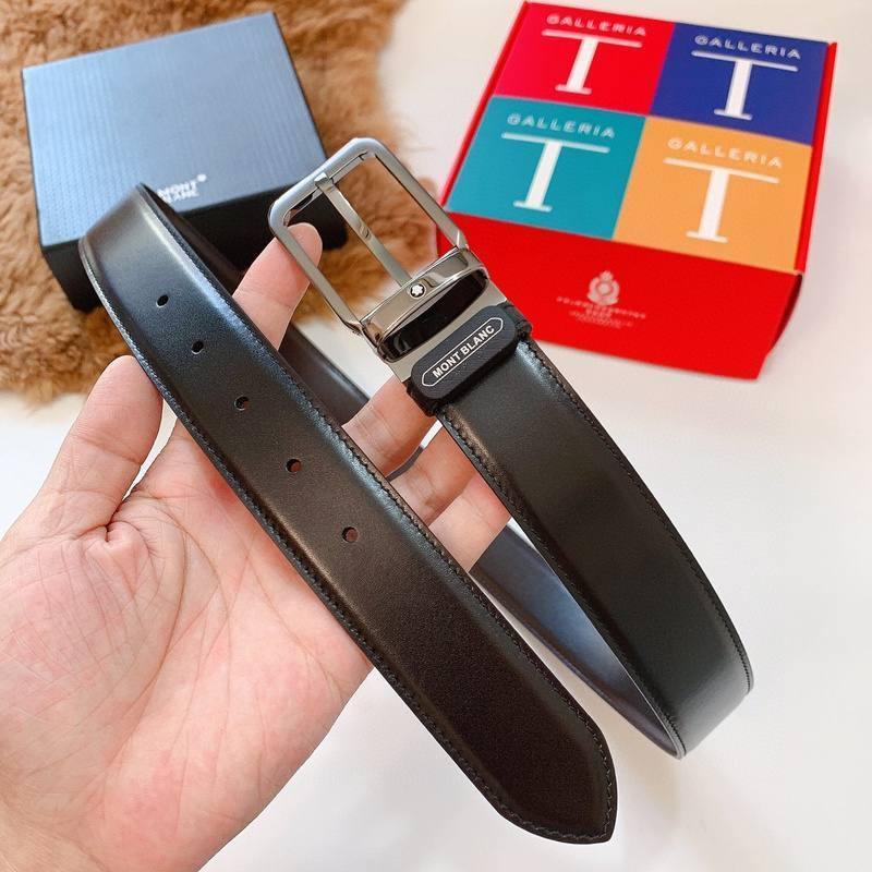 Mont Blanc Men's Belt 'Black' Banlieue91