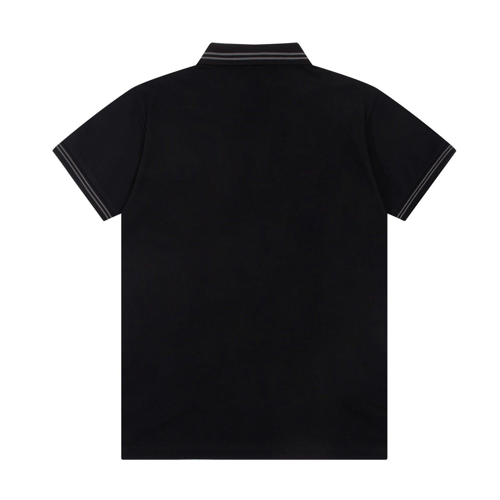 Burberry Black T-Shirt With Collar Banlieue91