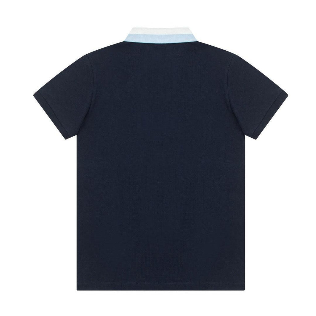 Burberry Blue T-Shirt With Collar Banlieue91