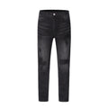 Men's Washed Old Torn Jeans