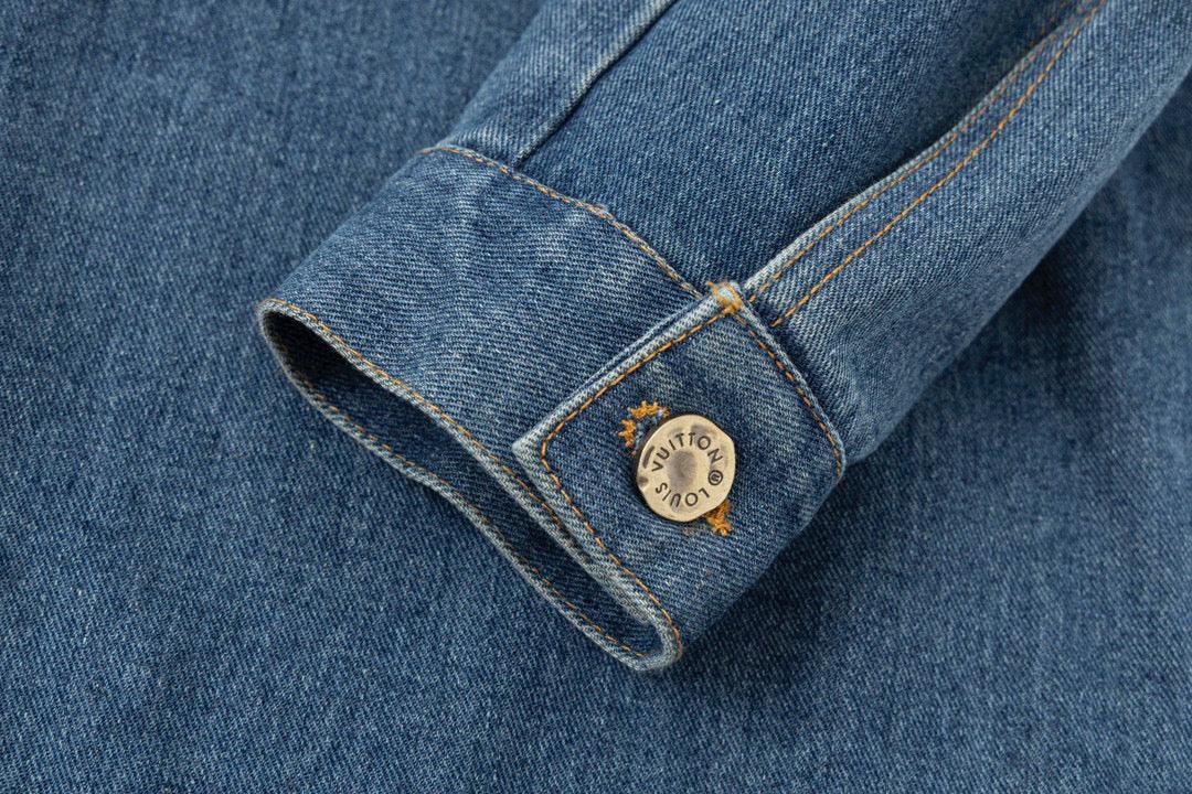 LOUIS VUITTON Denim Jacket Blue Banlieue91