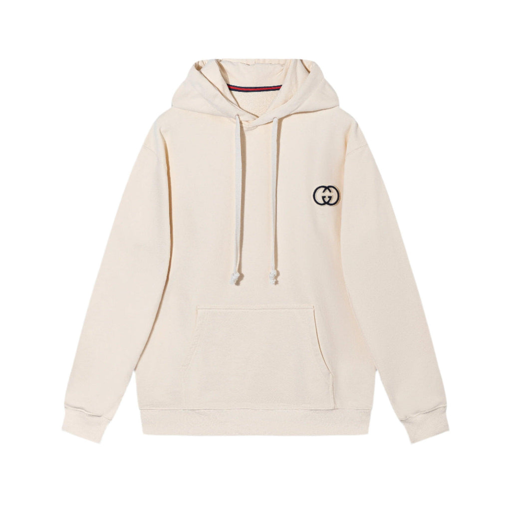 Gucci Cotton jersey hooded sweatshirt Beige Banlieue91