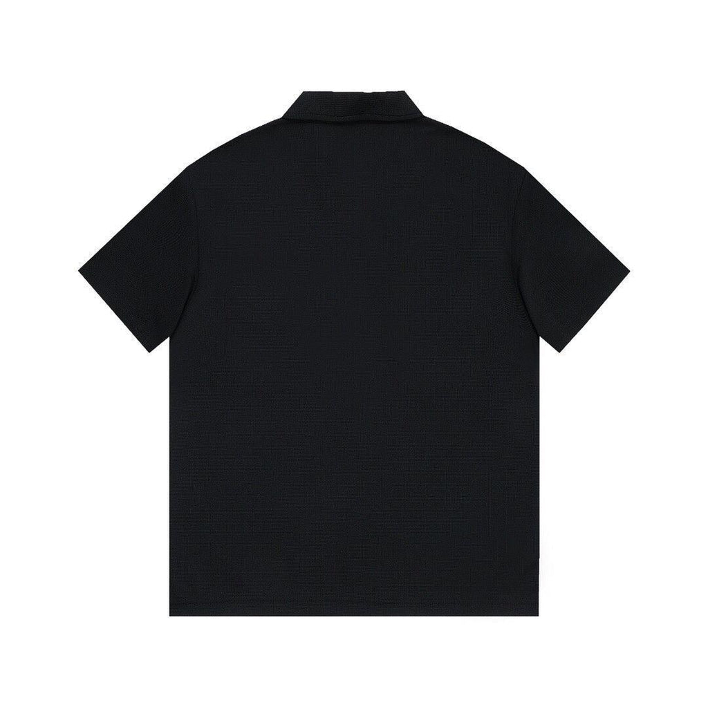 Louis Vuitton Black T-Shirt with Collar Banlieue91