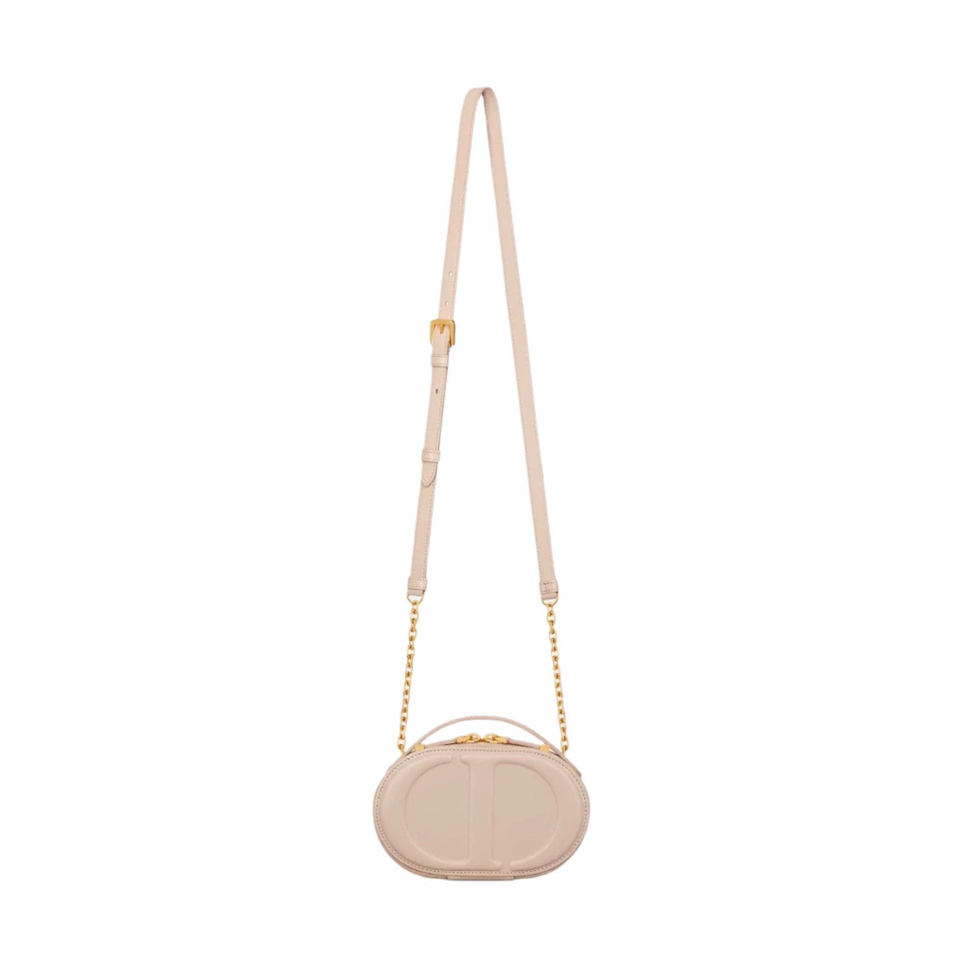 Christian Dior Signature Oval Camera Bag Calfskin with Embossed CD Signature Banlieue91