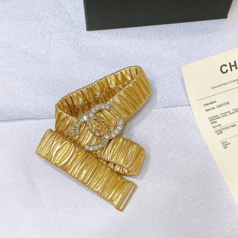 Chanel Leather Women’s Belt 'Yellow' Banlieue91