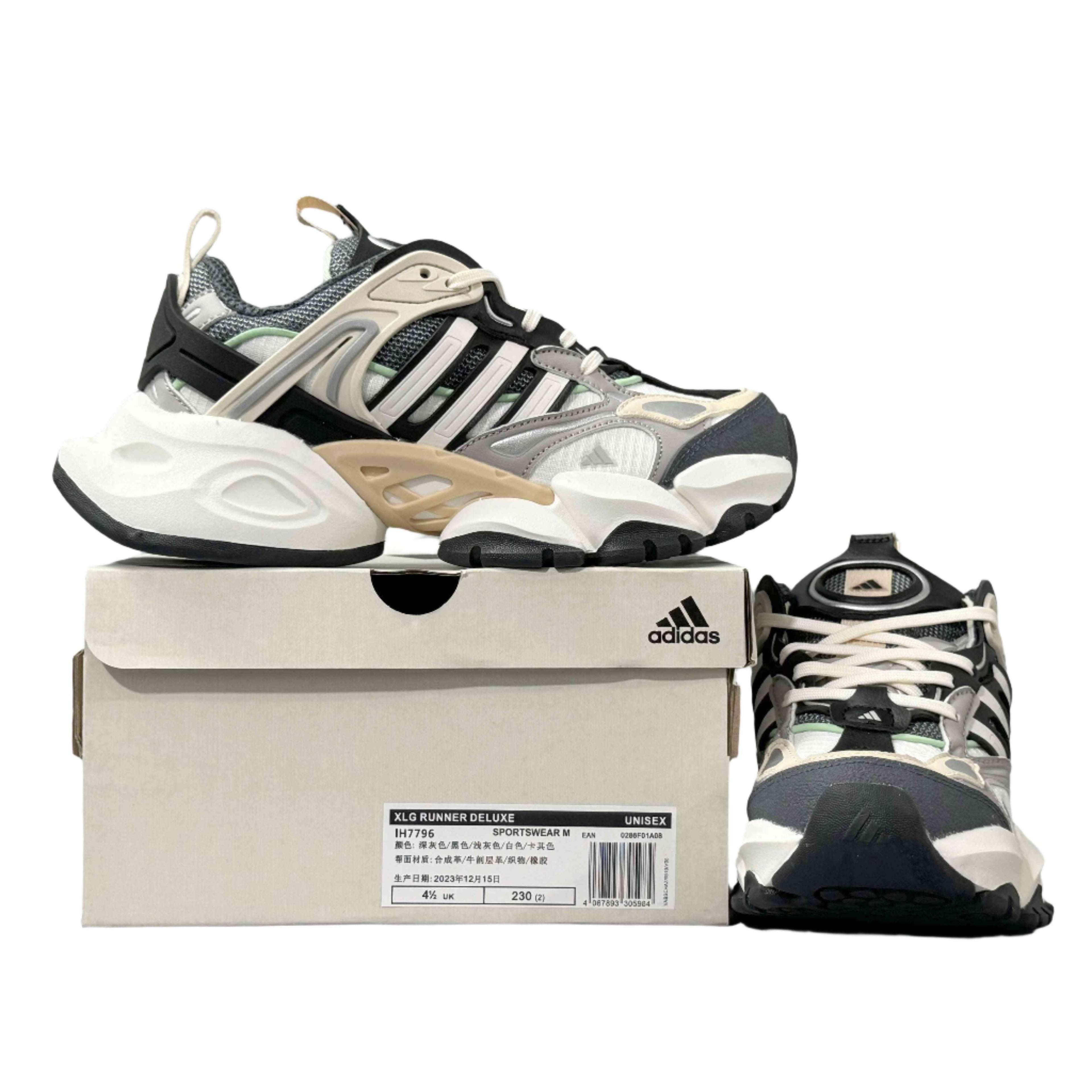 Adidas XLG RUNNER DELUXE 'White & Grey' Banlieue91
