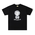 Bathing Ape Black Baby Milo T-Shirt without Collar Banlieue91