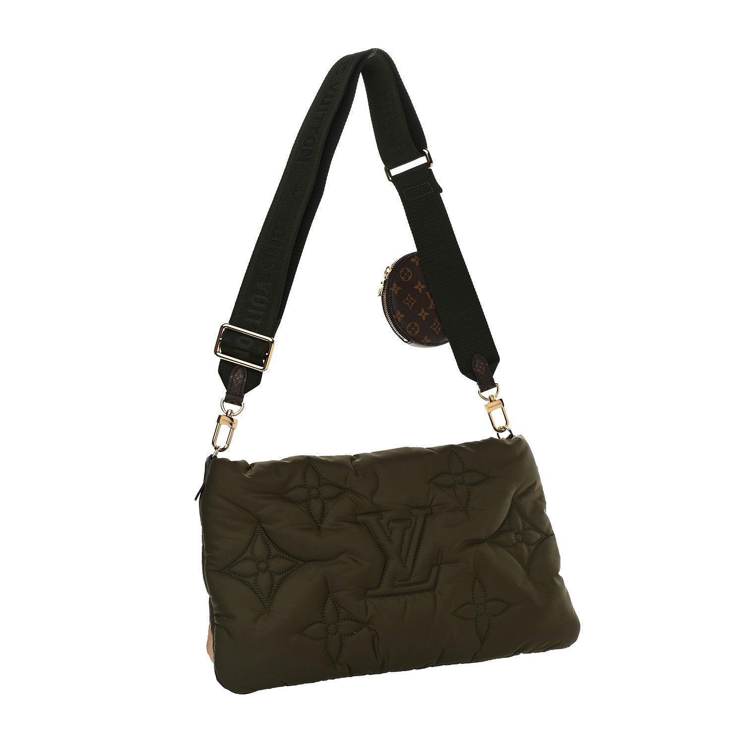 Louis Vuitton  Econyl Monogram Pillow Maxi Multi Pochette Accessories Kaki Beige Banlieue91
