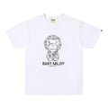 Bathing Ape White Baby Milo T-Shirt without Collar Banlieue91