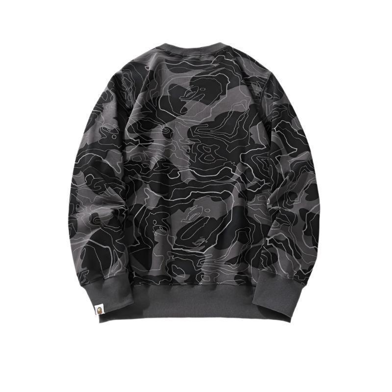 BATHING APE MEN SWEATSHIRT LAYERED CAMO CREWNECK MENS Banlieue91