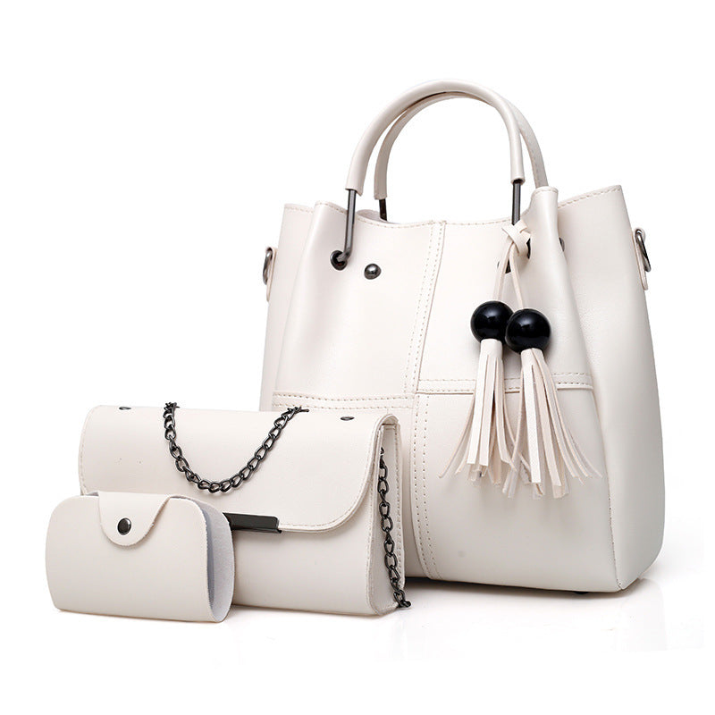 3-Piece Tassel Mother-Daughter Bag Set Pi-Mart