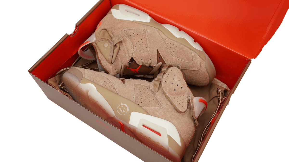 Air Jordan 6 Retro Travis Scott British Khaki Banlieue91