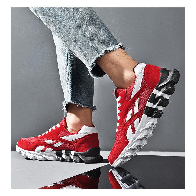 Fashion Mens Running Light Breathable Shoes Mens Sneakers Light Weight Running Elegant Soft Sneakers Comfortable Athletic Running Sneakers