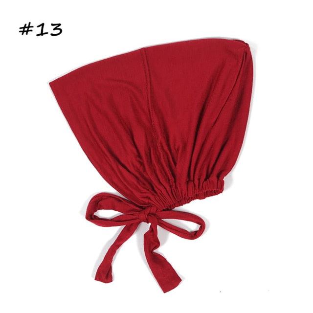 Fashion Modal Under Scarf  Hijab Turban Cap Cotton With Band Adjustable Inner Hijab cap Muslim Turban Hijab Cap For Women Stevvex