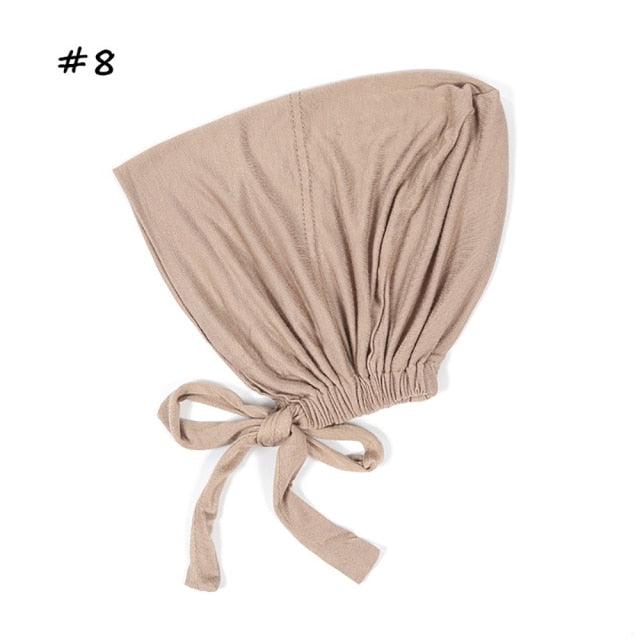 Fashion Modal Under Scarf  Hijab Turban Cap Cotton With Band Adjustable Inner Hijab cap Muslim Turban Hijab Cap For Women Stevvex