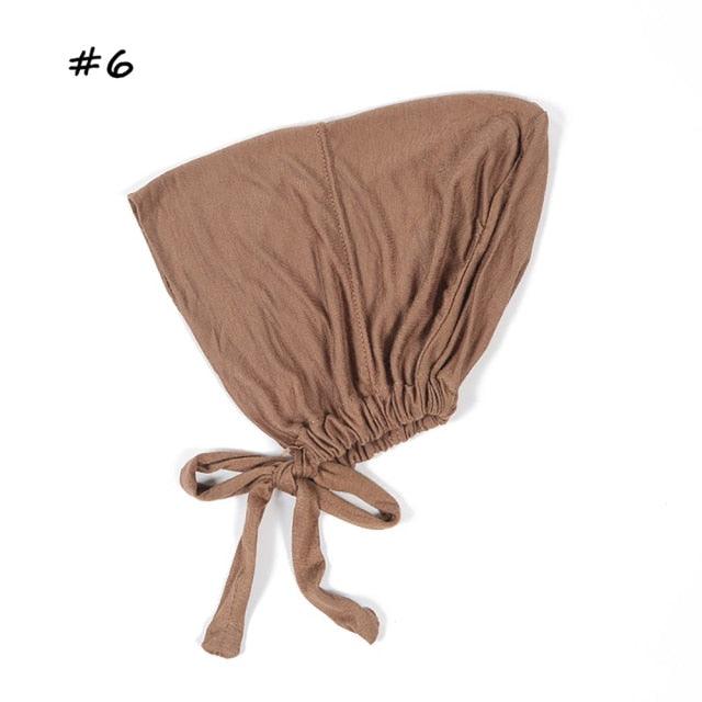 Fashion Modal Under Scarf  Hijab Turban Cap Cotton With Band Adjustable Inner Hijab cap Muslim Turban Hijab Cap For Women Stevvex
