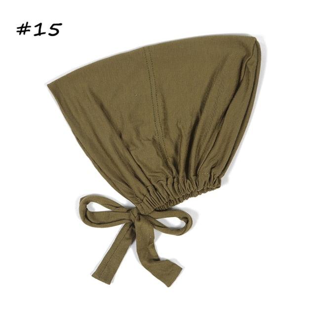 Fashion Modal Under Scarf  Hijab Turban Cap Cotton With Band Adjustable Inner Hijab cap Muslim Turban Hijab Cap For Women Stevvex