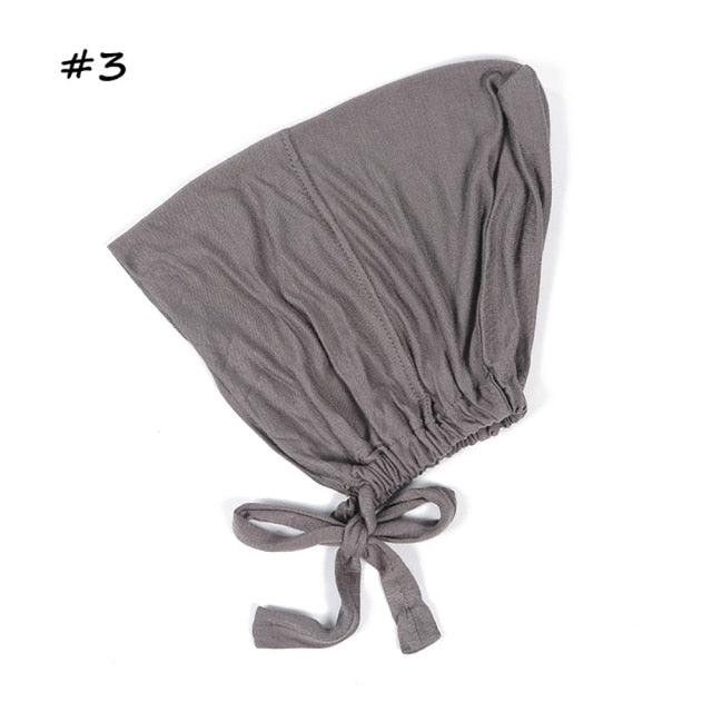 Fashion Modal Under Scarf  Hijab Turban Cap Cotton With Band Adjustable Inner Hijab cap Muslim Turban Hijab Cap For Women Stevvex