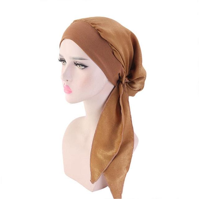 Fashion Printed Flowers Soft Beanie Turban Hat Inner Hijabs Cap Muslim Head Scarf Turban Bonnet Ladies Wrap Under Hijab Caps For Women Stevvex