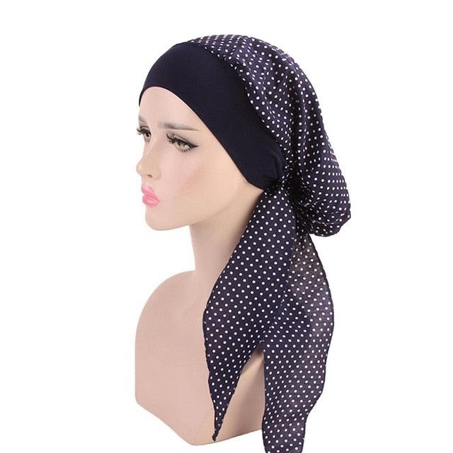 Fashion Printed Flowers Soft Beanie Turban Hat Inner Hijabs Cap Muslim Head Scarf Turban Bonnet Ladies Wrap Under Hijab Caps For Women Stevvex