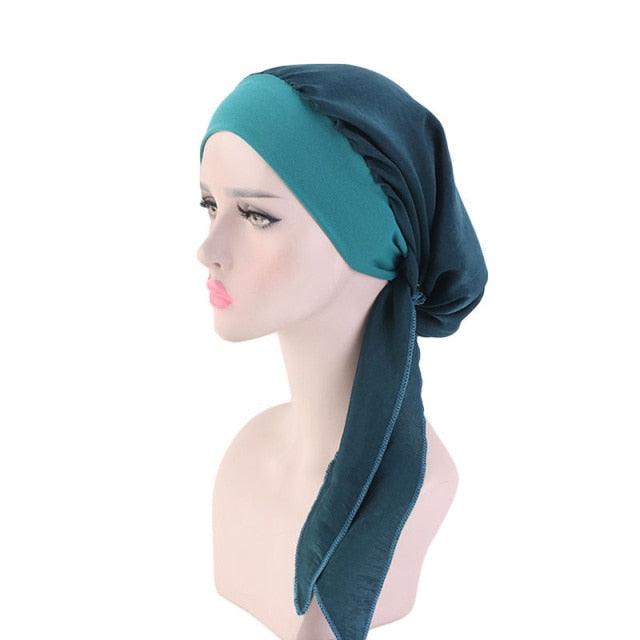 Fashion Printed Flowers Soft Beanie Turban Hat Inner Hijabs Cap Muslim Head Scarf Turban Bonnet Ladies Wrap Under Hijab Caps For Women Stevvex
