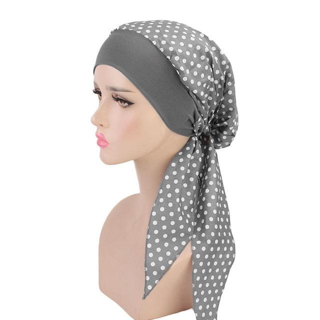 Fashion Printed Flowers Soft Beanie Turban Hat Inner Hijabs Cap Muslim Head Scarf Turban Bonnet Ladies Wrap Under Hijab Caps For Women Stevvex